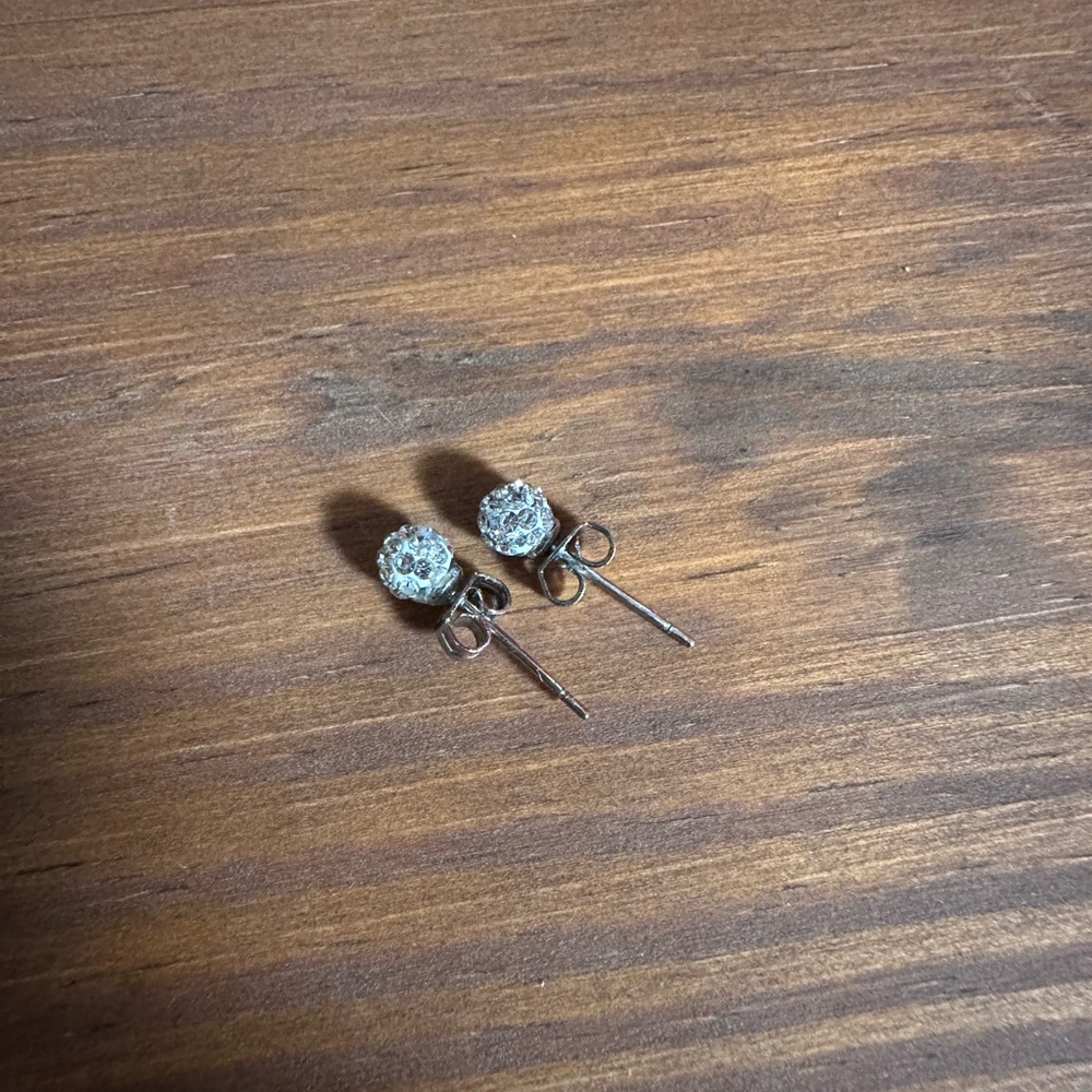 Elegant Silver Stud Earrings